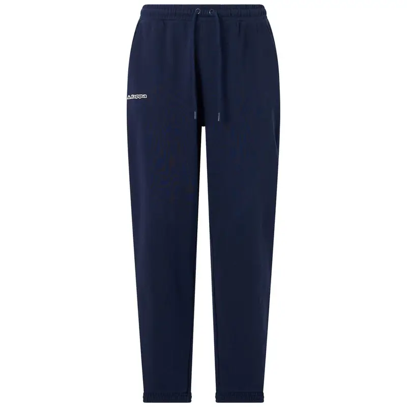 Kappa Pantaloni Running Bleu in Cotone e Poliestere