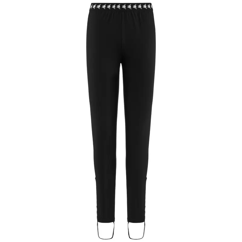 Pantaloni tuta da donna in cotone nero da sport street | Kappa