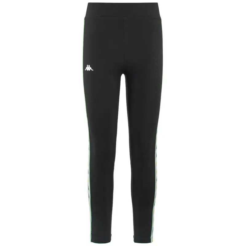 Pantaloni tuta da donna in cotone nero da sport street | Kappa