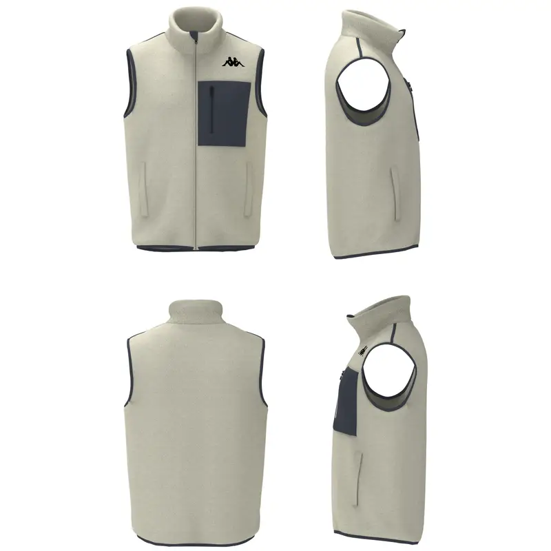 Pile senza maniche Kappa Ghiro Akteev Blanc