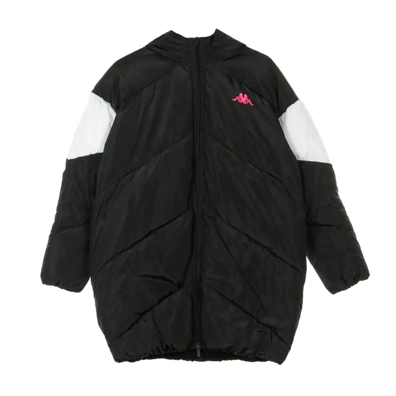 Piumino Lungo Donna Authentic 90 Bartes Black/white/fuchsia