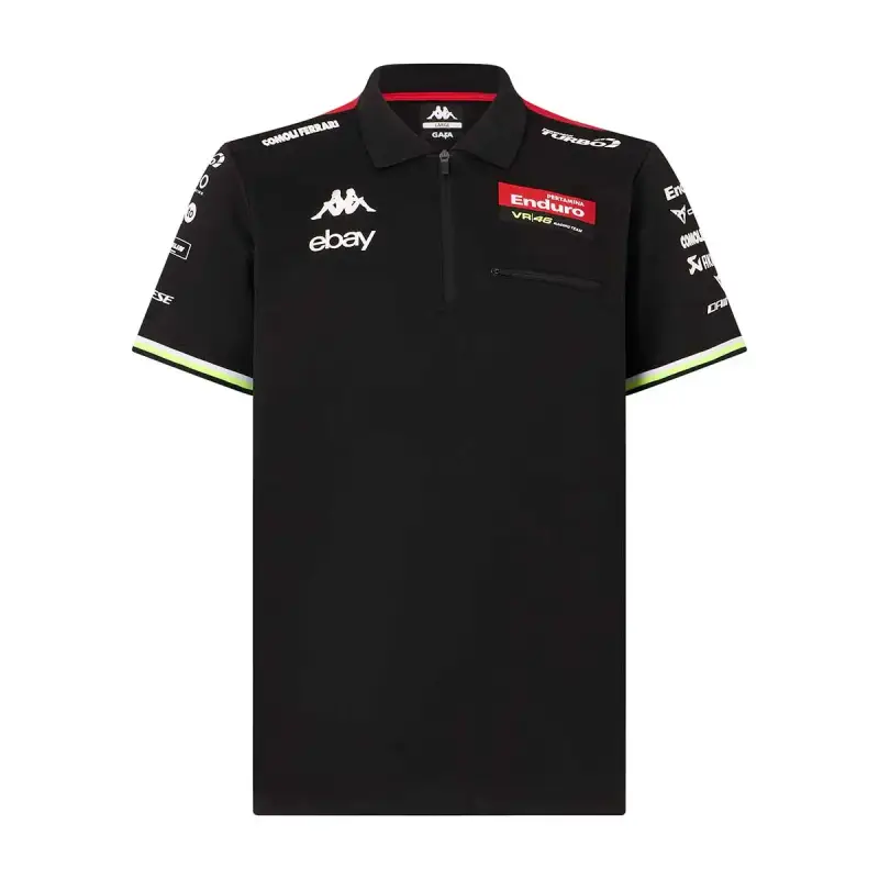 Polo Kappa Acriz VR46 Noir