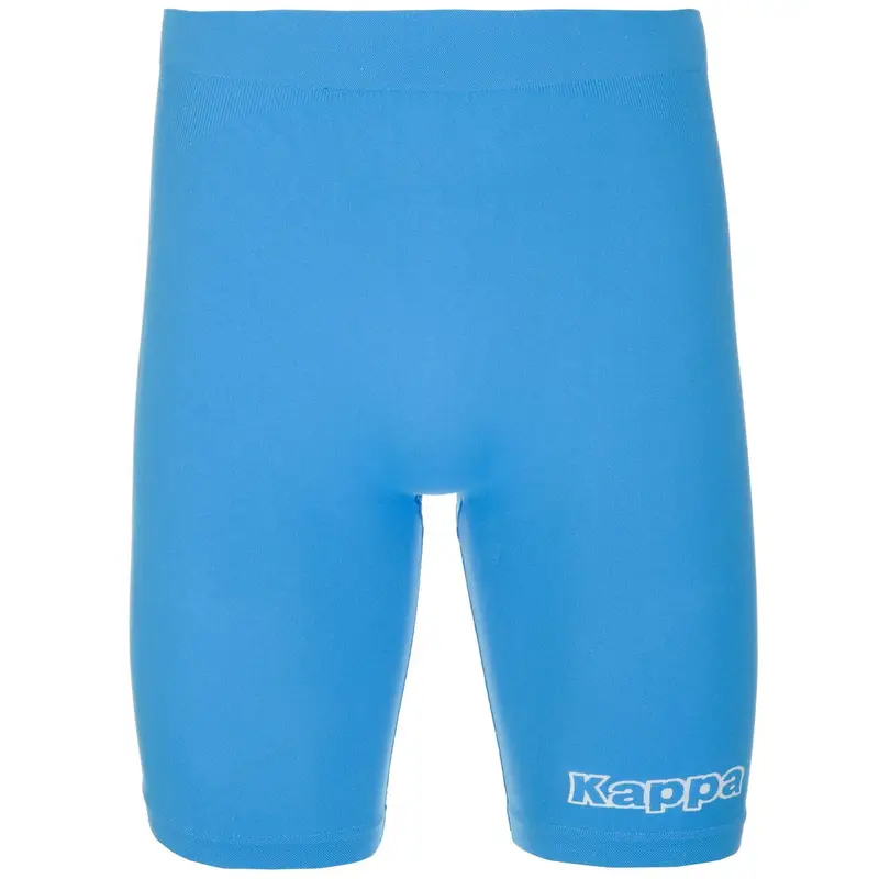 Scaldamuscoli corto da uomo in poliammide blu da calcio | Kappa