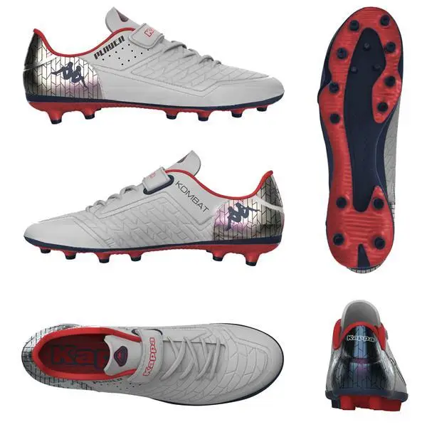 Scarpe calcio per bambini Kappa Kombat Player EV FG Blanc