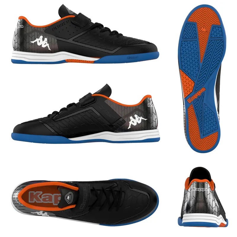 Scarpe calcio per bambini Kappa Kombat Player EV IC Noir