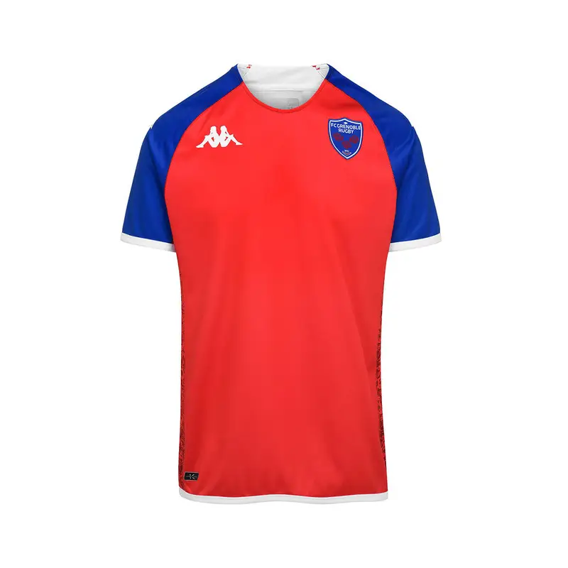 Seconda maglia FC Grenoble Rugby 2022/23 | Kappa Rosso
