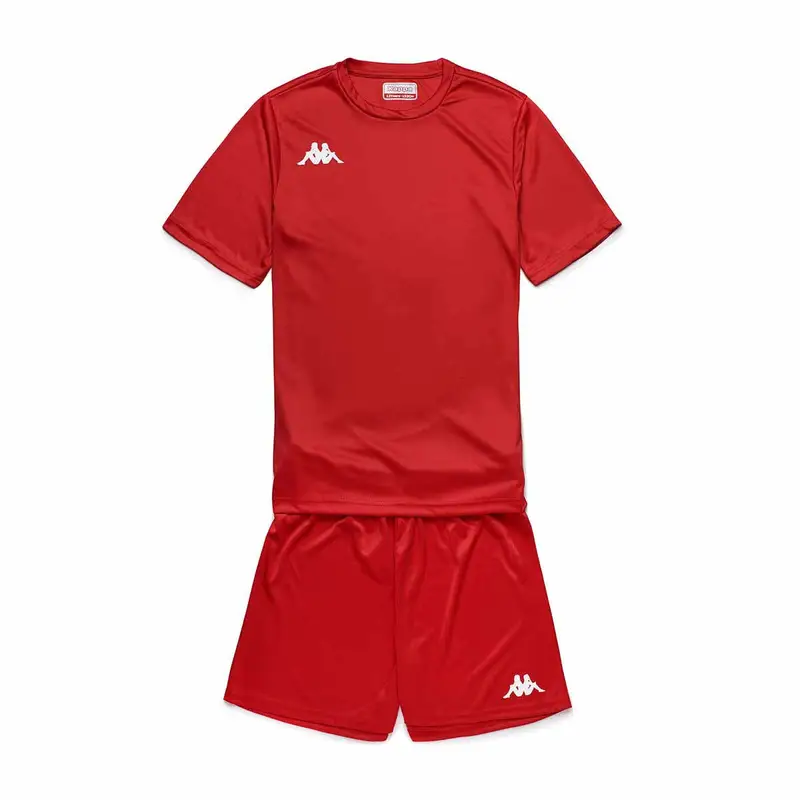 Set maglia e pantaloncini da bambino Kappa Gorkit Rouge