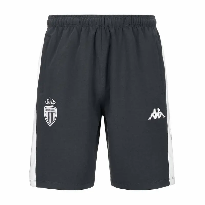 Short AS Monaco Alozip 8 2024/25 Gris