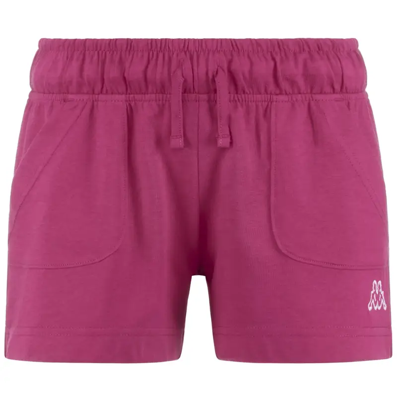 Short bambina Kappa 100% cotone Fuchsia Bright Rose | Kappa