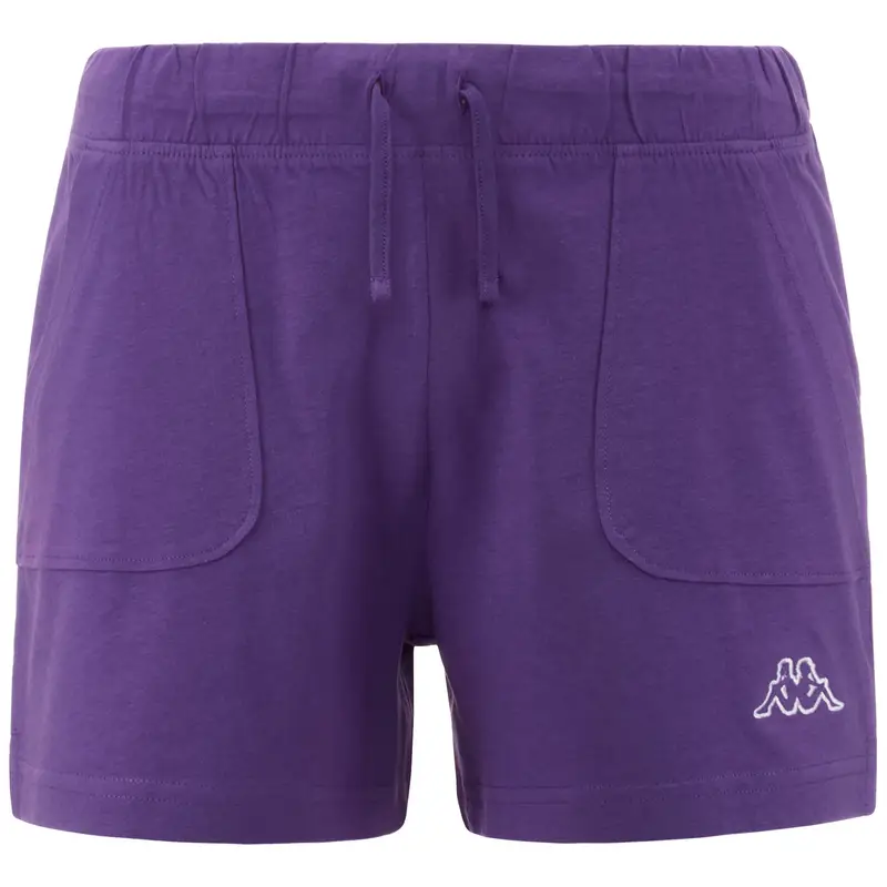 Short donna Kappa 100% cotone viola | Kappa