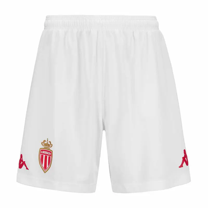 Short per bambini AS Monaco Ryder 2024/25 | Kappa Bianco