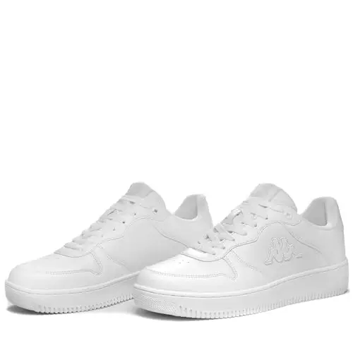 Kappa - Sneakers Bassa, Uomo Donna, Bianco, Poliestere, Fitness. Logo Maserta, Taglia: 41