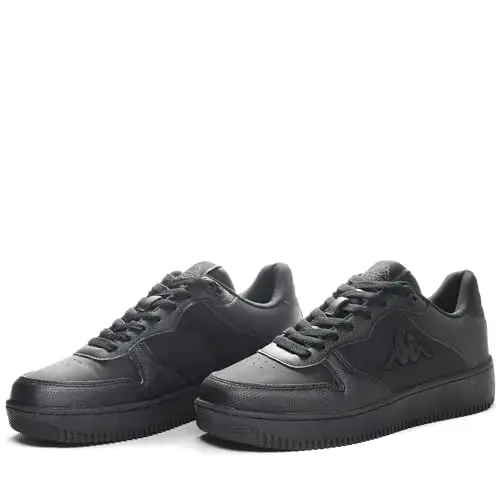 Kappa - Sneakers Bassa, Uomo Donna, Nero, Poliestere, Fitness, Logo Maserta, Taglia: 44