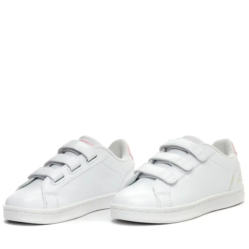 sneakers da bambino in poliuretanica bianco da allenamento | Kappa