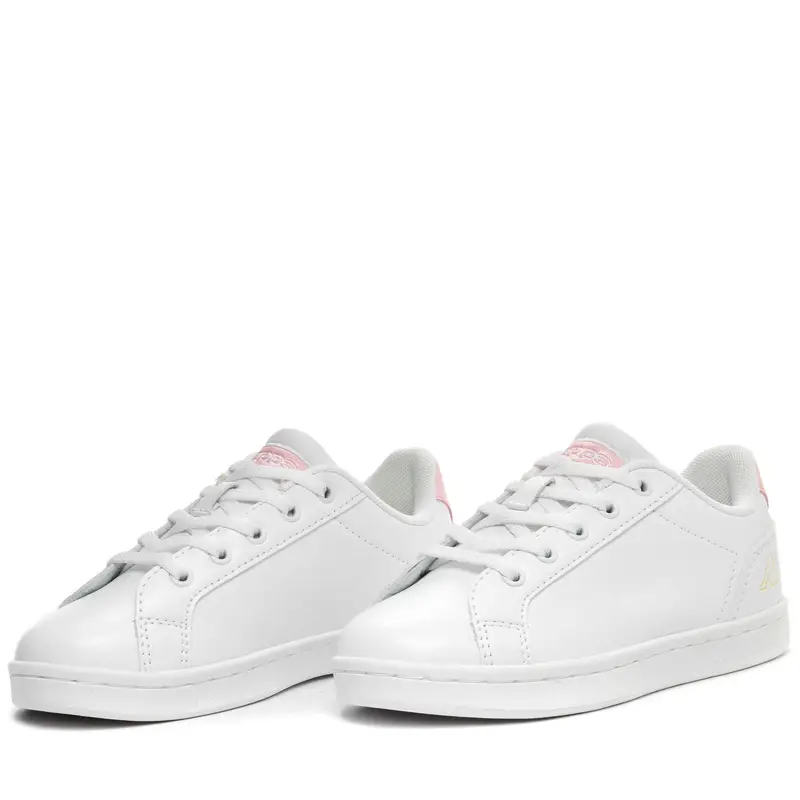 sneakers da bambino in poliuretanica bianco da allenamento | Kappa