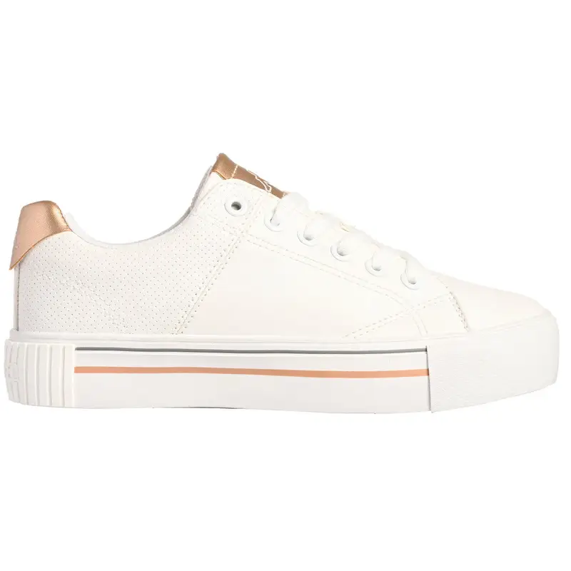 sneakers da donna in poliuretanica bianco da fitness | Kappa