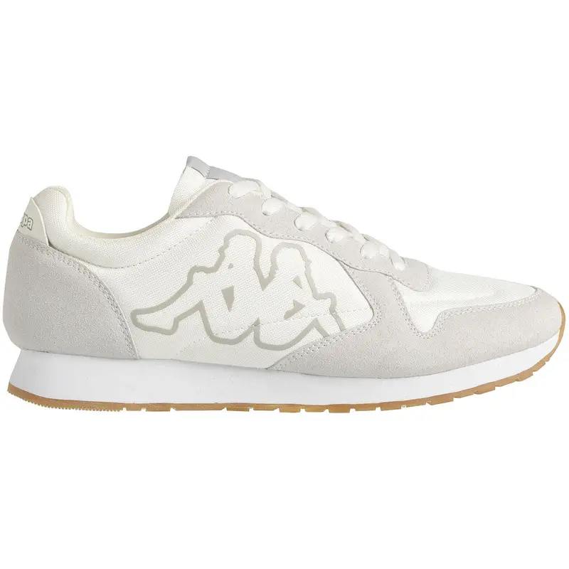 sneakers da uomo in poliestere grigio da fitness | Kappa Bianco