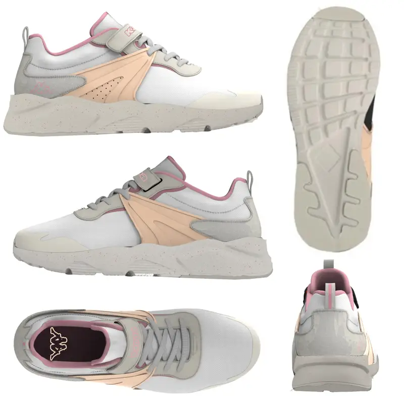 Sneakers per bambini Kappa Montero Ev Blanc