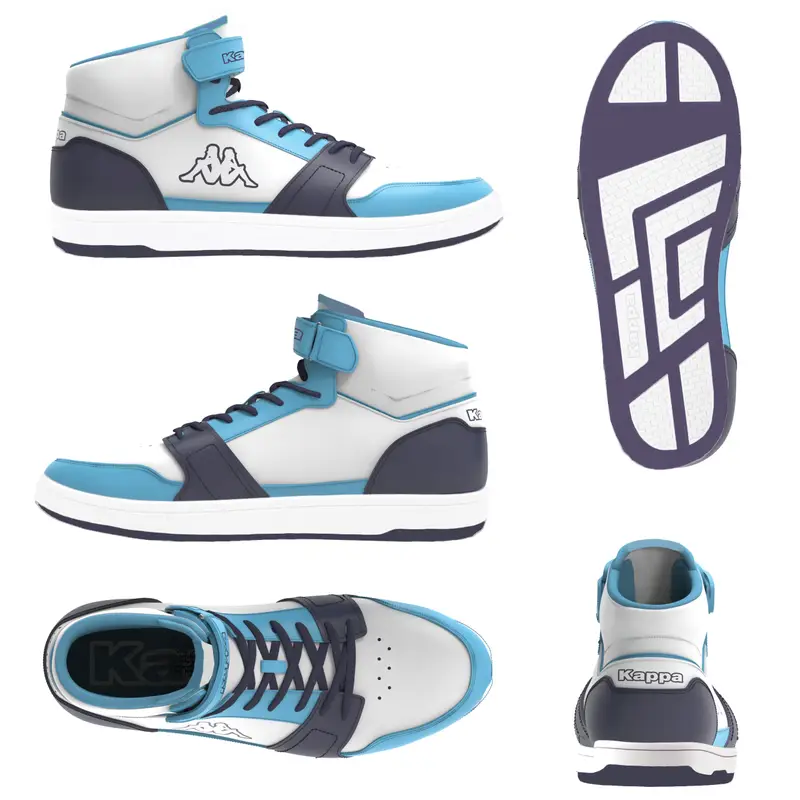 Sneakers per bambini Kappa Rernal MD Ev Blanc