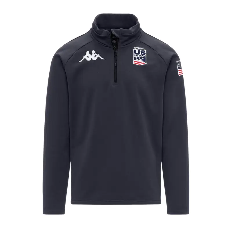 Kappa Sottotuta 1/2 Zip Uomo Blu