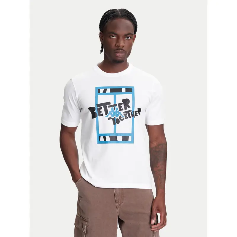 Kappa T-shirt Bianco 3224594
