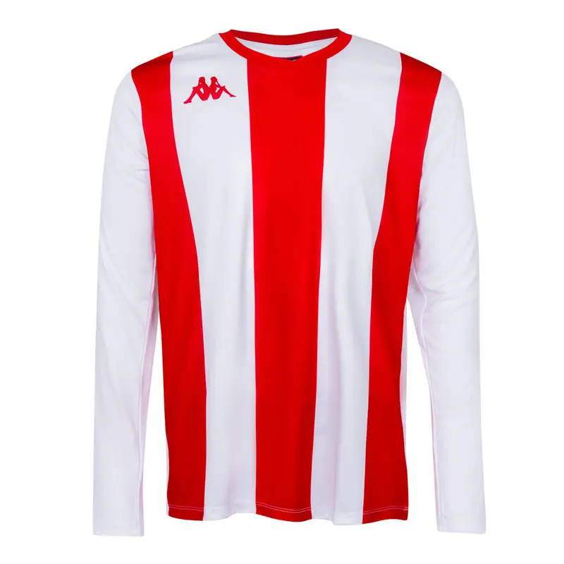 t-shirt da bambino in poliestere grigio da calcio | Kappa Bianco