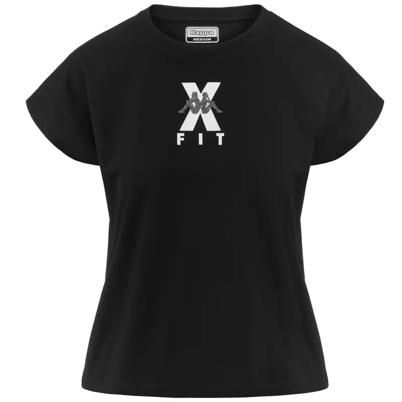 Kappa T-shirt Donna Nero 2931387