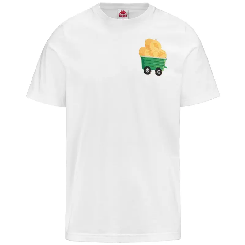 Kappa T-shirt Uomo Bianco 2917460