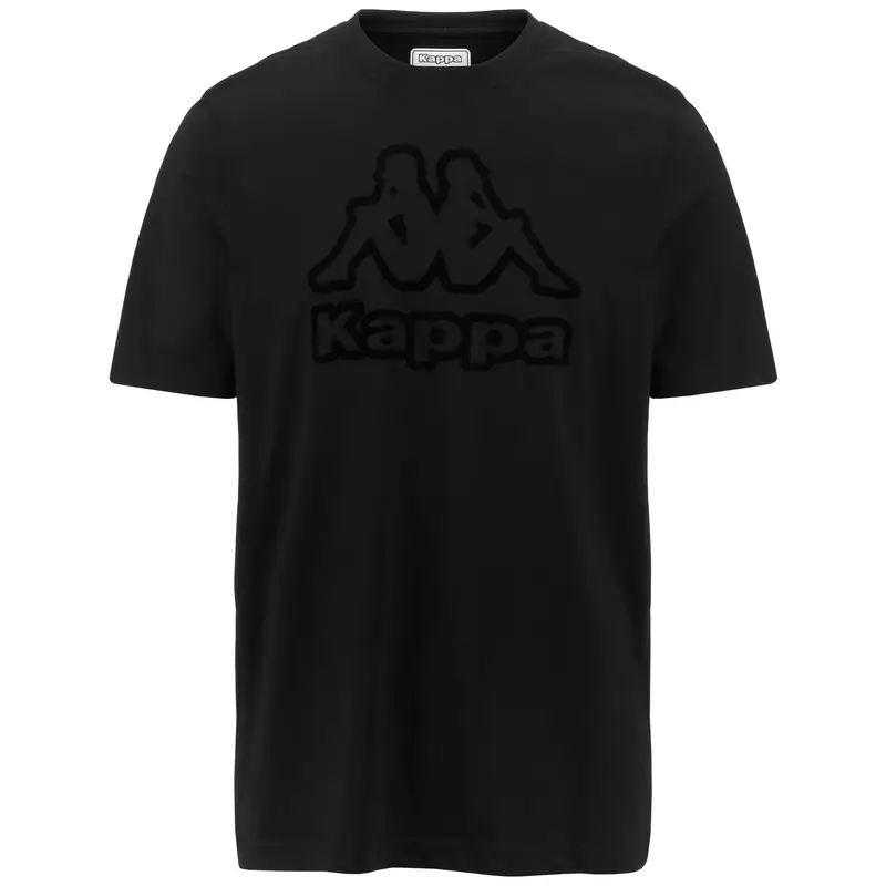 Kappa T-shirt Uomo Nero 2918101
