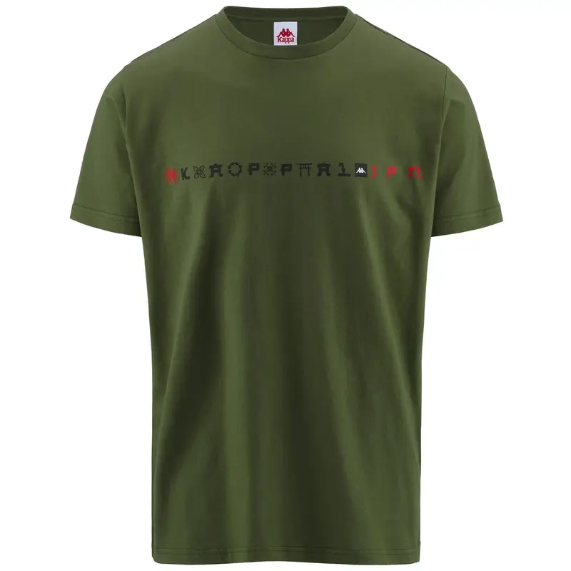 Kappa T-shirt Uomo Verde 3246891