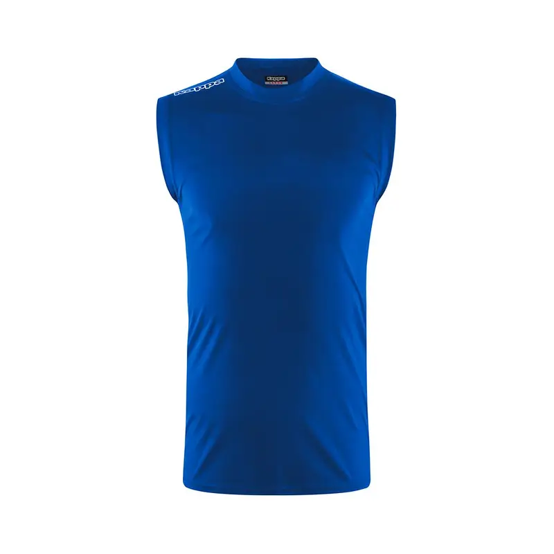 top da bambino in poliestere blu da allenamento | Kappa