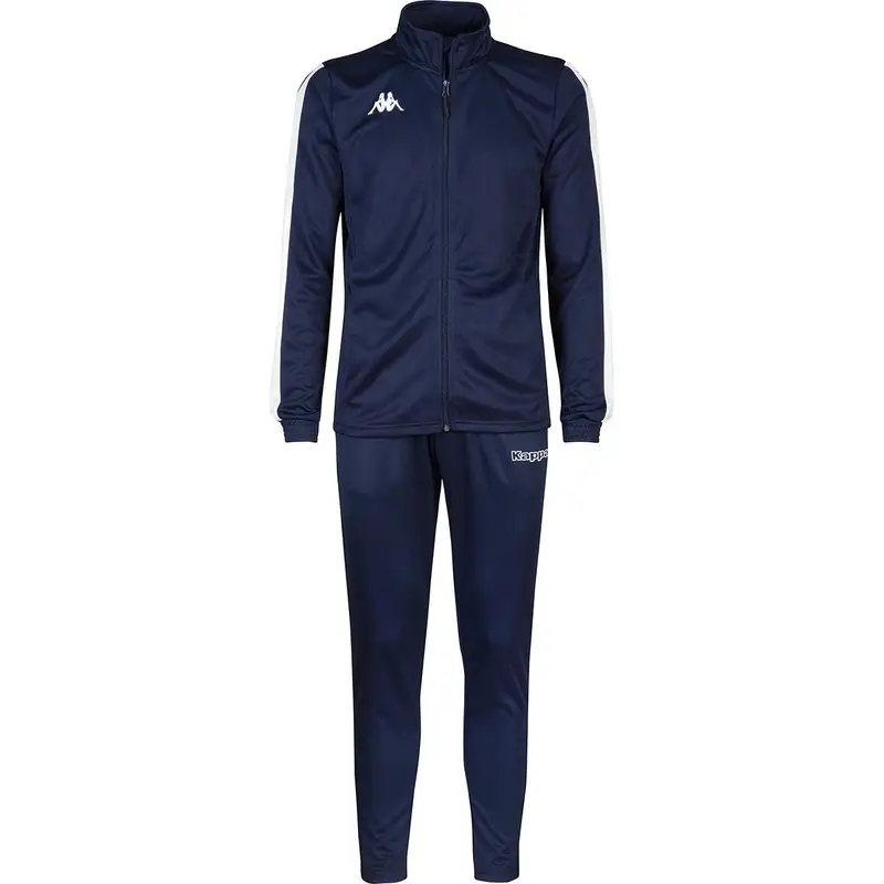 tuta da uomo in poliestere blu da fitness | Kappa