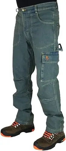 KAPRIOL Touran - Pantaloni in Jeans polifunzionali, Adatti per Il Lavoro e Il Tempo Libero, Taglia L miniatura 2