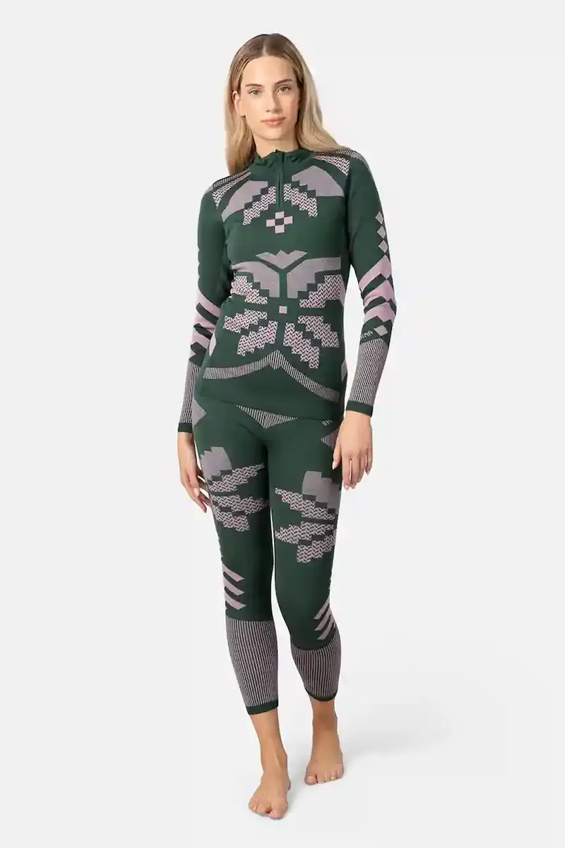 felpa funzionale FAITH colore verde 623594 miniatura 3