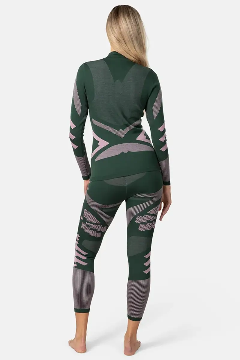 felpa funzionale FAITH colore verde 623594 miniatura 4