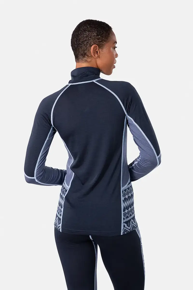 felpa funzionale MALIA colore blu navy 623582 miniatura 2