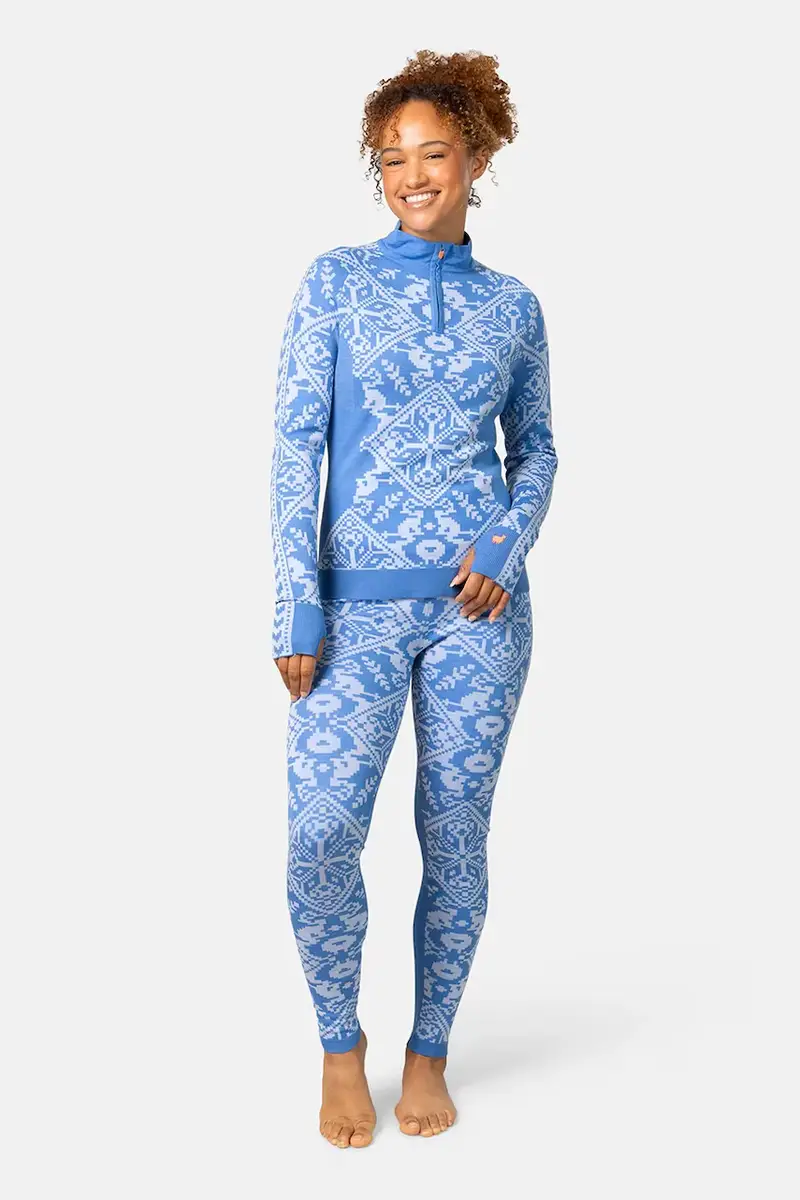 felpa funzionale SAGA colore blu 623830