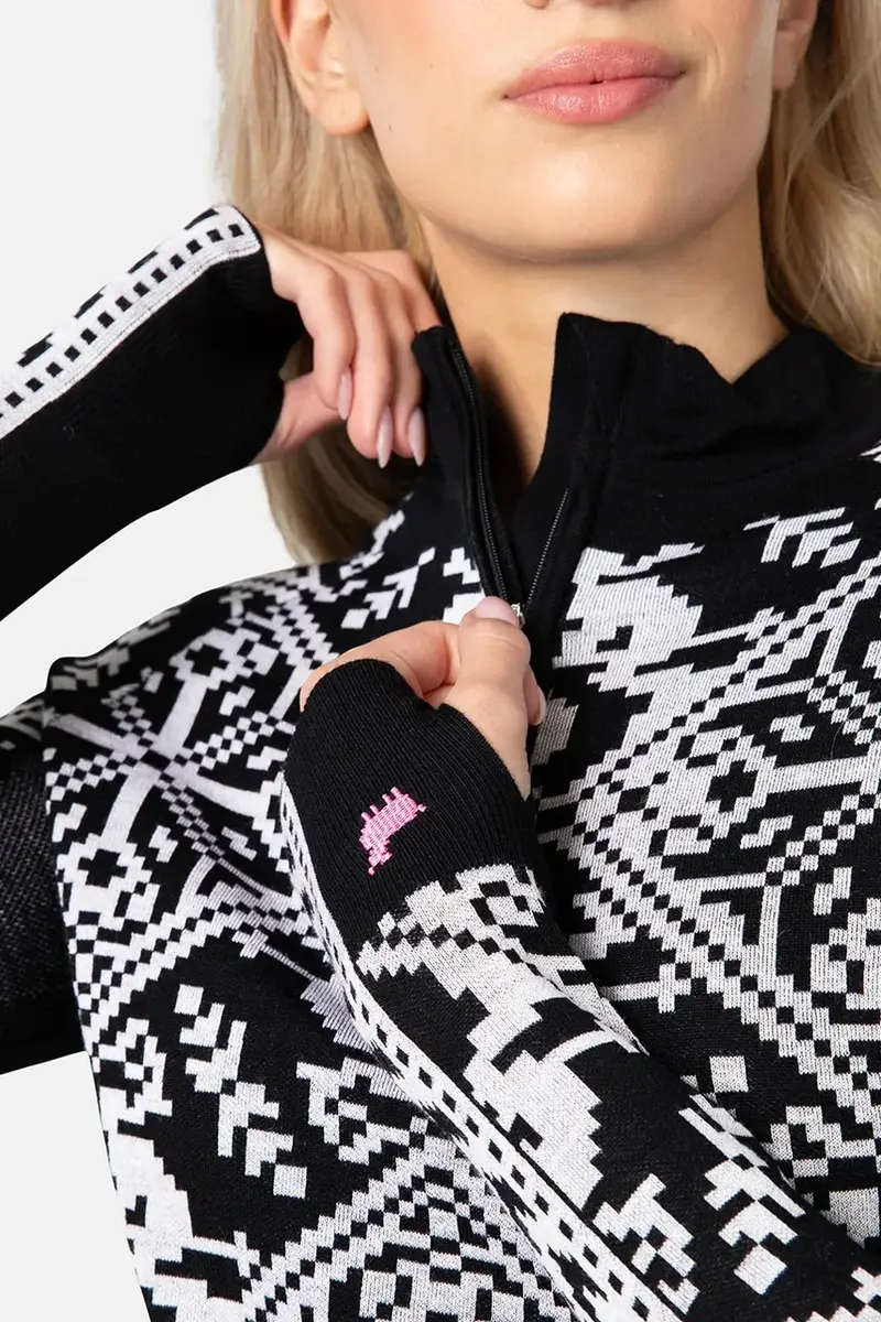 felpa funzionale SAGA colore nero 623830 miniatura 5