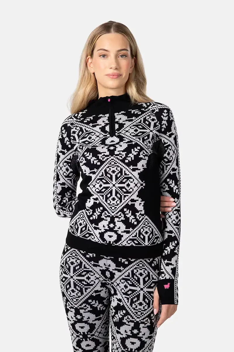 felpa funzionale SAGA colore nero 623830