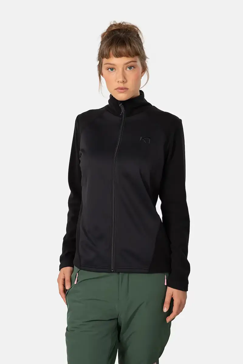 felpa in pile KARI donna colore nero 622573