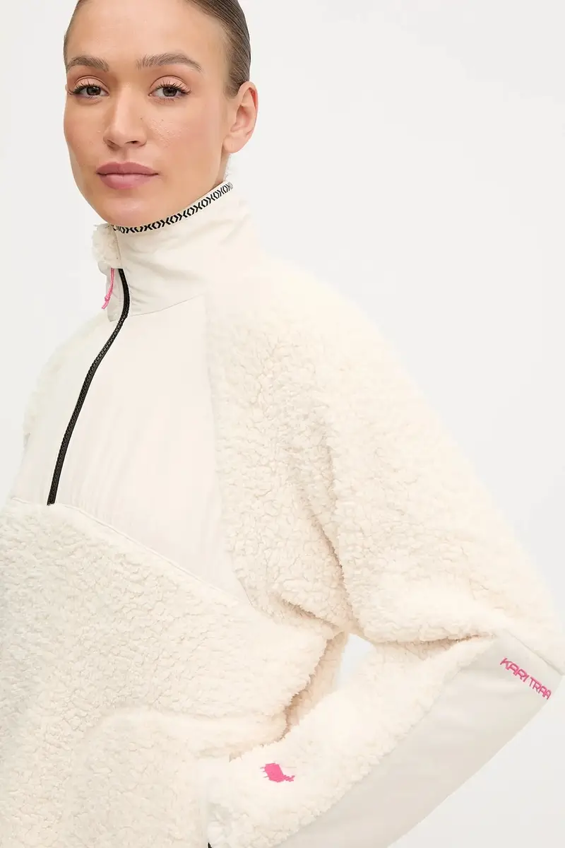 felpa OLIVIA donna colore beige 623878 miniatura 4