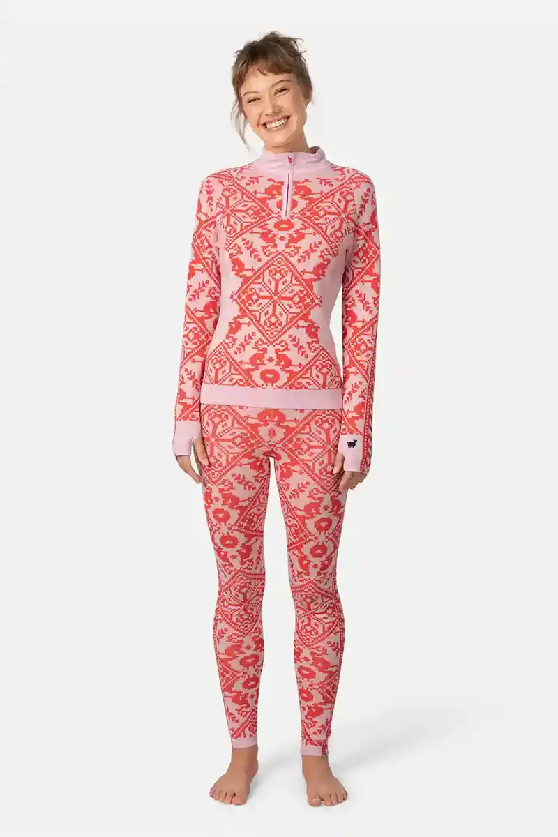 leggings funzionali SAGA colore rosa 623832