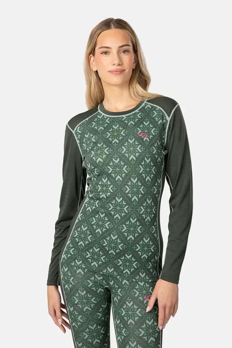 longsleeve funzionale ISELIN colore verde 623897