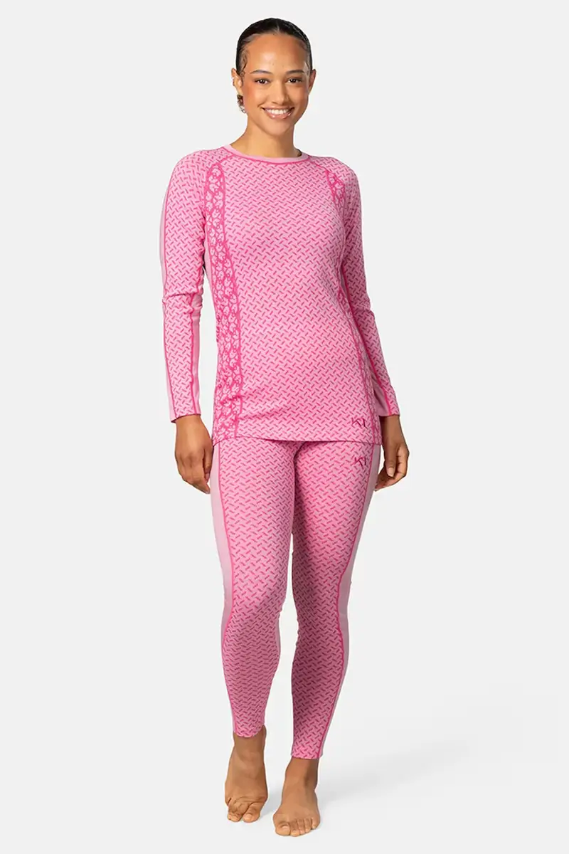 longsleeve funzionale LEKKER colore rosa 623587 miniatura 3