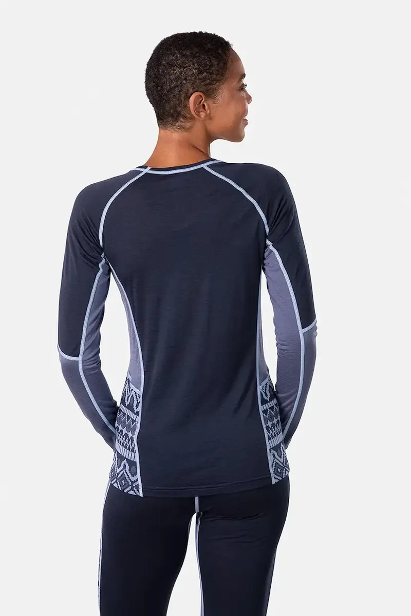 longsleeve funzionale MALIA colore blu navy 623580 miniatura 2