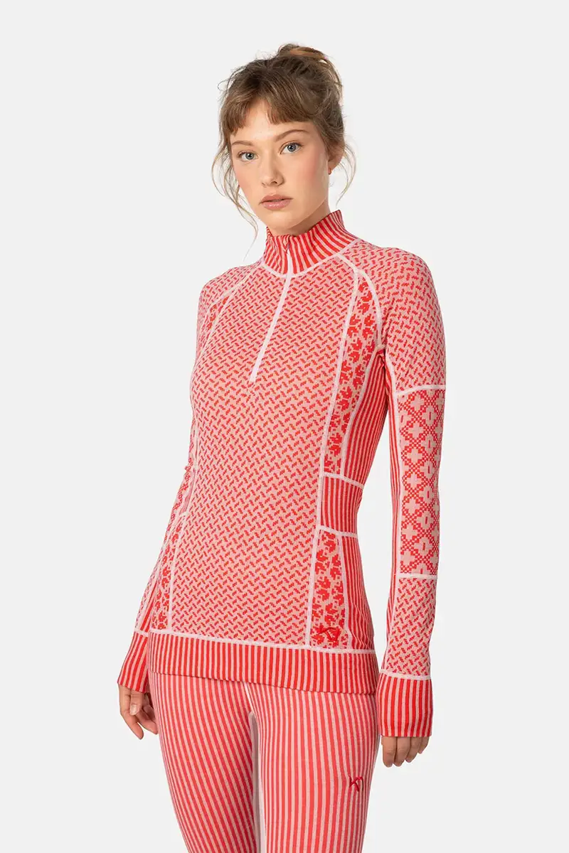 longsleeve funzionale SMEKKER colore arancione 622681