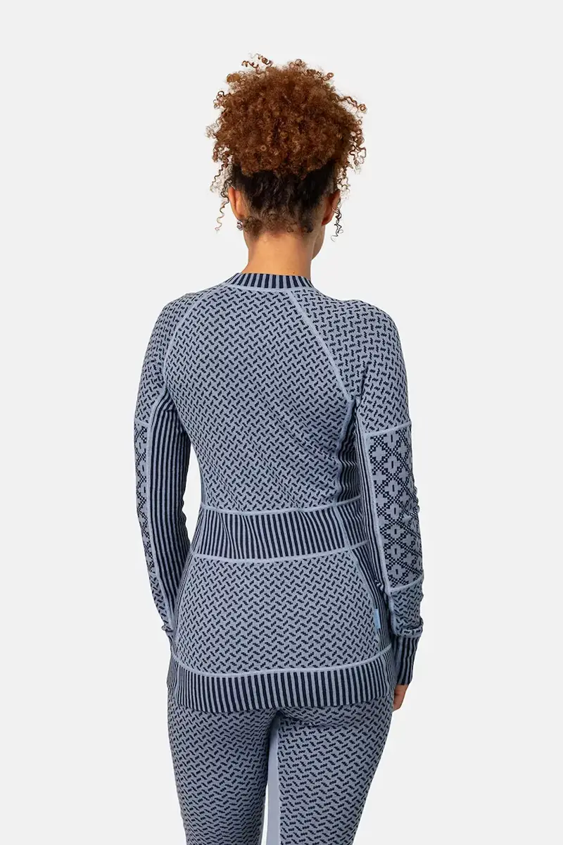 longsleeve funzionale SMEKKER colore blu navy 622682 miniatura 2