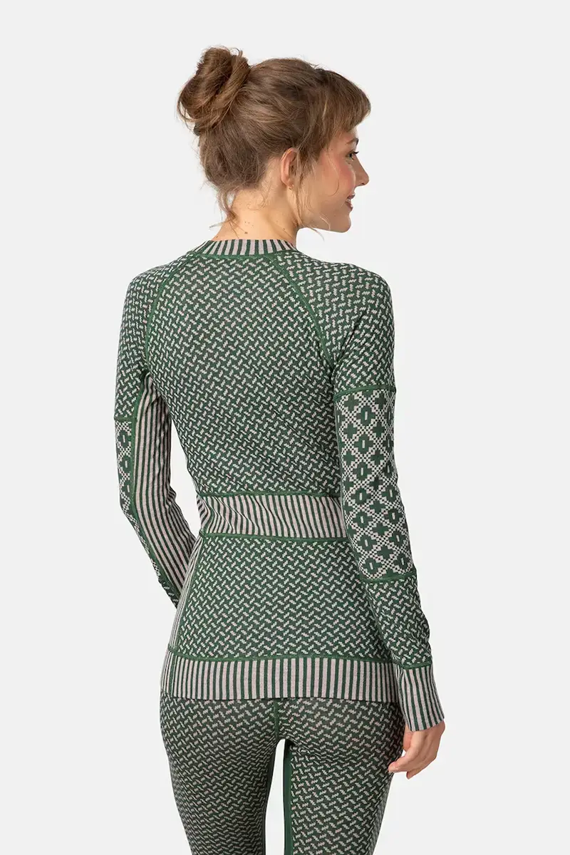 longsleeve funzionale SMEKKER colore verde 622682 miniatura 2