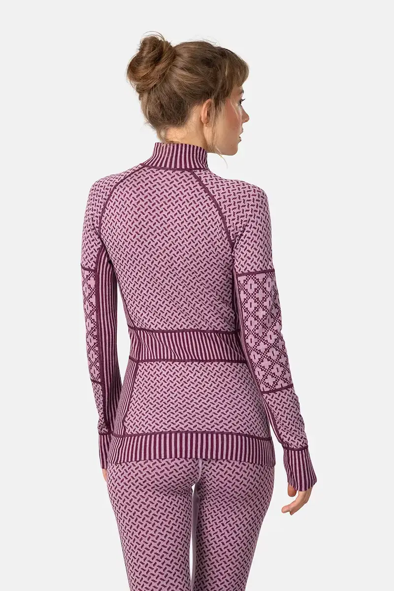 longsleeve funzionale SMEKKER colore violetto 622681 miniatura 2