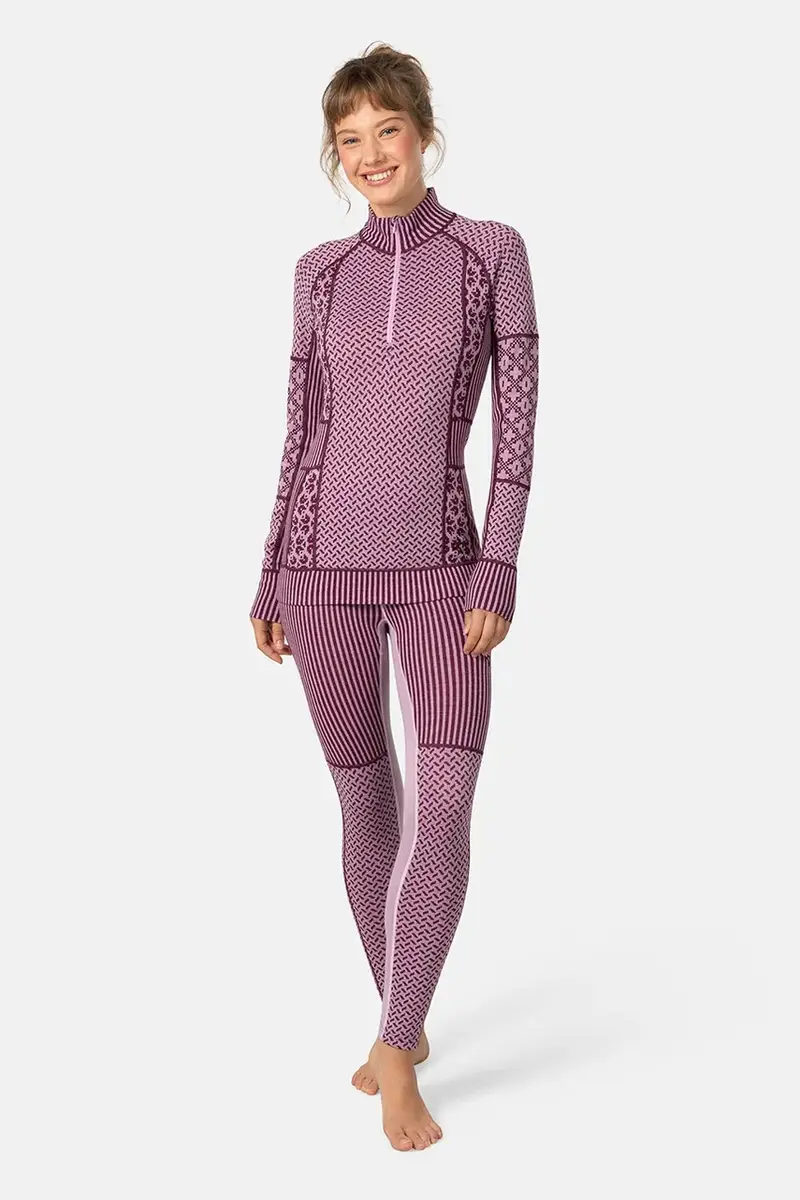 longsleeve funzionale SMEKKER colore violetto 622681 miniatura 4